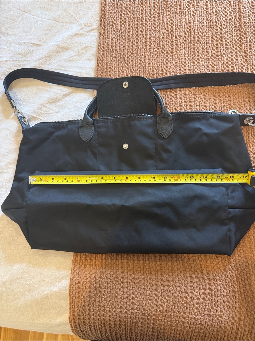 Longchamp Le Pliage Néo Large Top-Handle Tote Bag Canvas - Picture 8 of 10